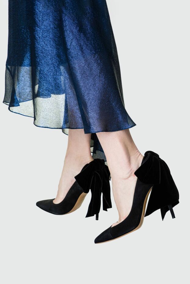Alexandre Vauthier жіночі туфлі з замші чорні жіночі купити фото з цінами 142392 - фото 2