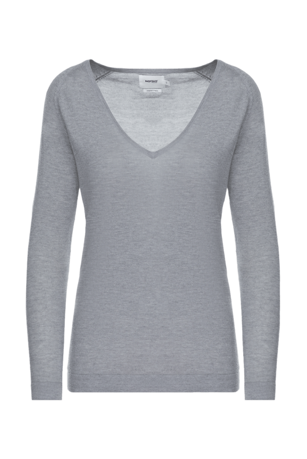 NotShy woman gray silk and cashmere jumper for women buy with prices and photos 142434 - photo 1