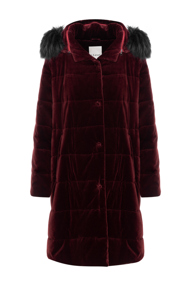 Lost in Me woman down jacket made of cotton and elastane, burgundy for women buy with prices and photos 142445 - photo 1