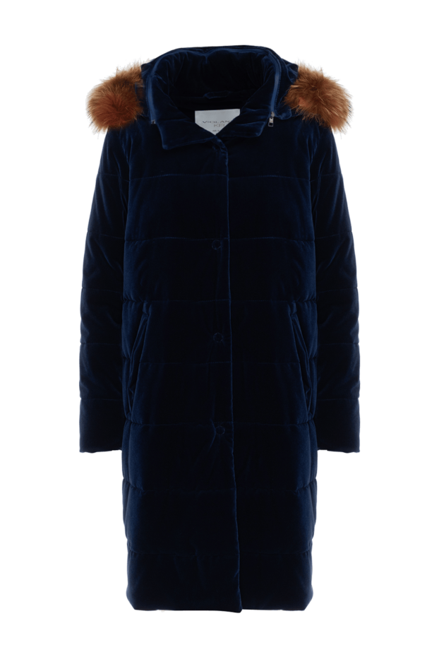Lost in Me woman down jacket made of cotton and elastane blue for women buy with prices and photos 142447 - photo 1