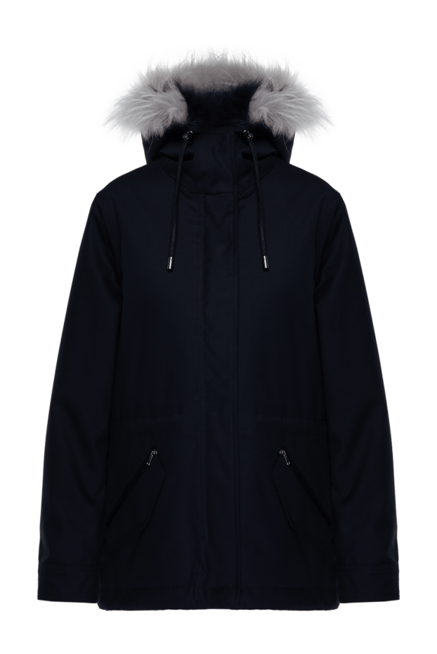 Intuition insulated parka with a loose fit and natural fur 142533 - photo 1