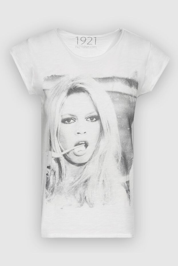 1921 T-Shirt woman white cotton t-shirt for women buy with prices and photos 142683 - photo 1