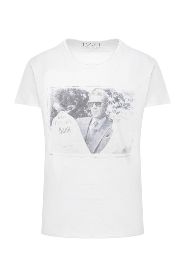 1921 T-Shirt чоловічі футболка з бавовни біла чоловіча купити фото з цінами 142689 - фото 1