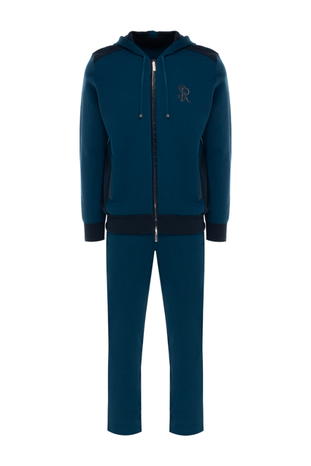 Stefano Ricci men's sports jacket made of cashmere blue 142721 - photo 1