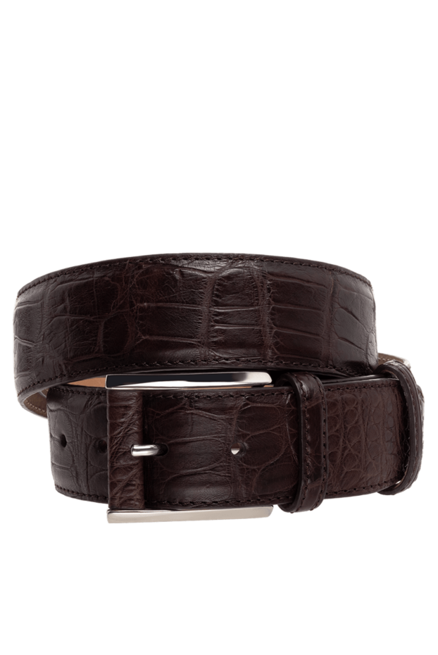 Cesare di Napoli man brown crocodile leather belt for men buy with prices and photos 142759 - photo 1