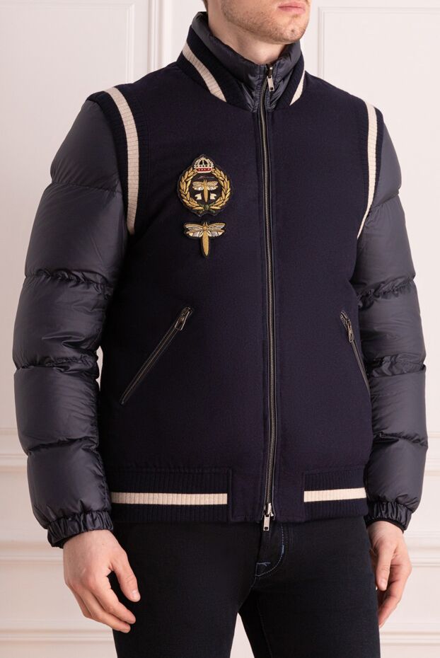 Montecore men's blue varsity down jacket 142873 - photo 3