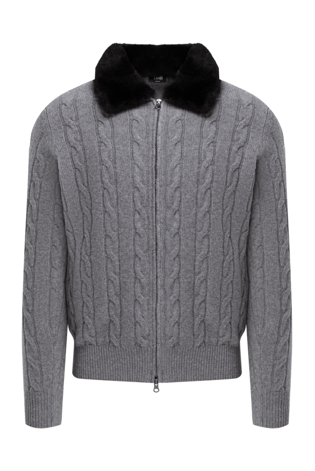 Tombolini man men's cardigan made of wool and acrylic, gray buy with prices and photos 142943 - photo 1