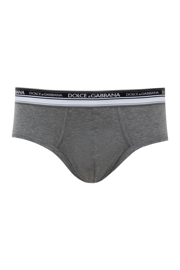 Dolce & Gabbana cotton briefs in a marled shade with an elastic waistband 143067 - photo 1