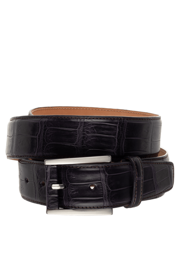 Cesare di Napoli man purple crocodile leather belt for men buy with prices and photos 143085 - photo 1