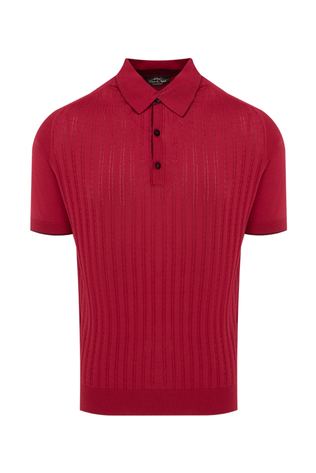 Cesare di Napoli man cotton polo red for men buy with prices and photos 143296 - photo 1