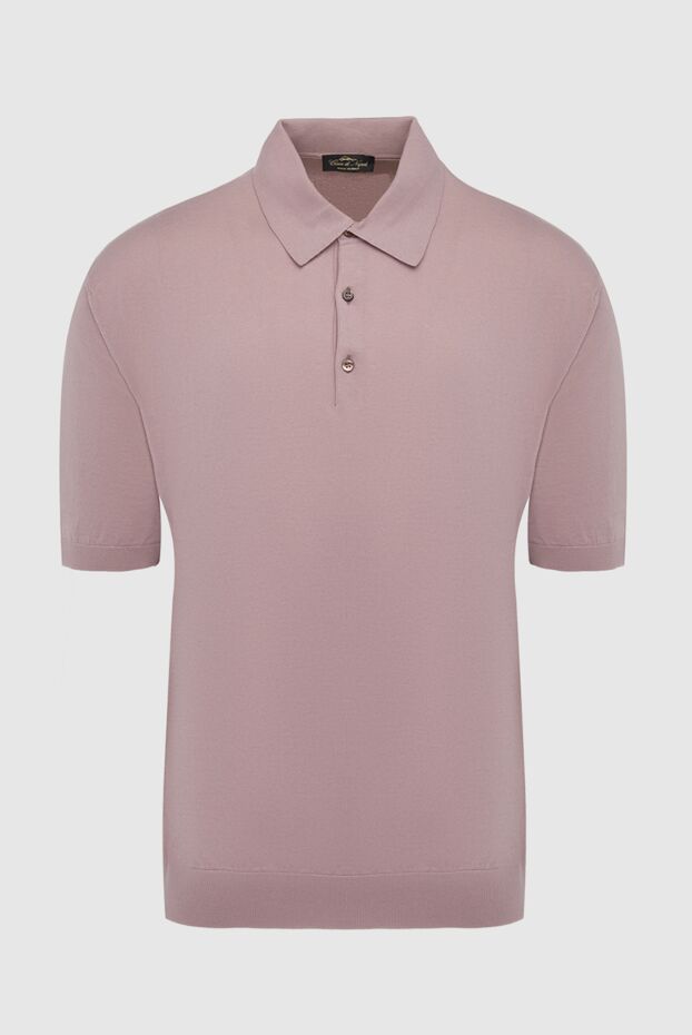 Cesare di Napoli man cotton polo beige for men buy with prices and photos 143304 - photo 1