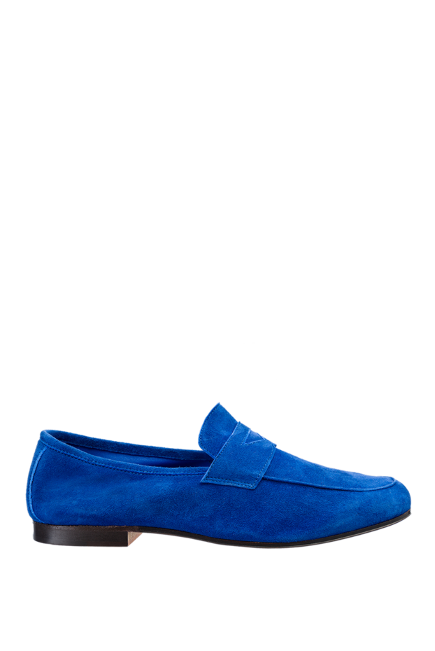 Andrea Ventura man blue suede loafers for men buy with prices and photos 143574 - photo 1