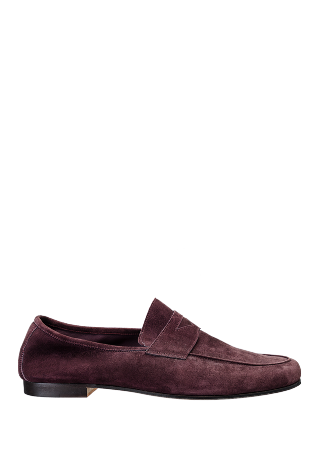 Andrea Ventura man burgundy suede loafers for men buy with prices and photos 143578 - photo 1