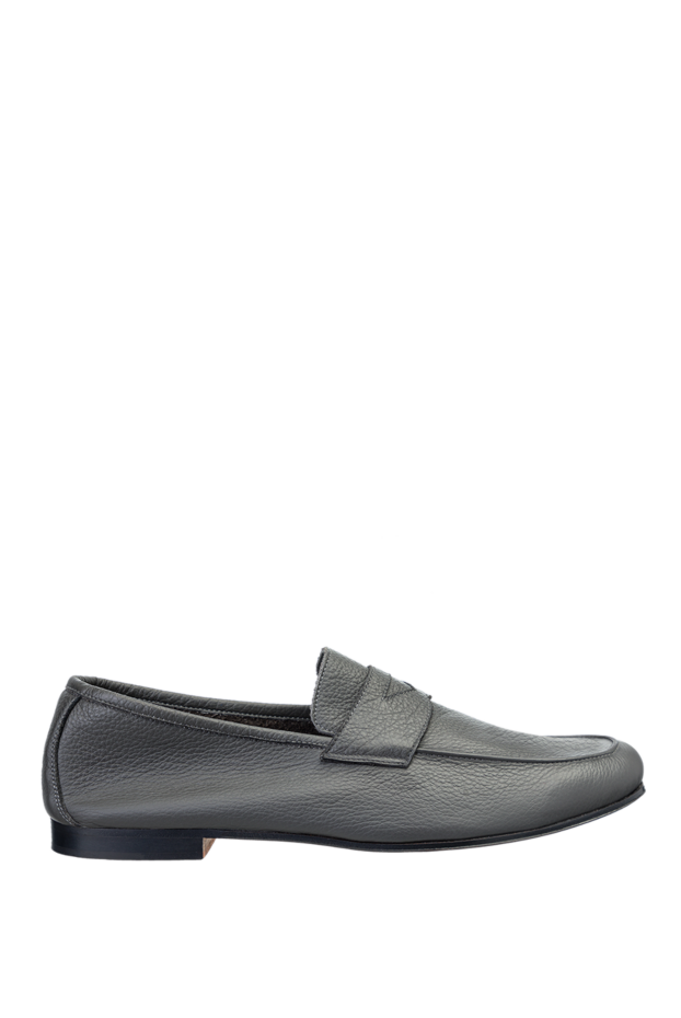 Andrea Ventura man gray leather loafers for men buy with prices and photos 143581 - photo 1