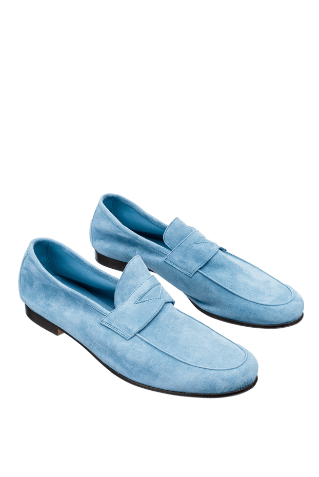 Andrea Ventura man blue leather loafers for men buy with prices and photos 143583 - photo 2