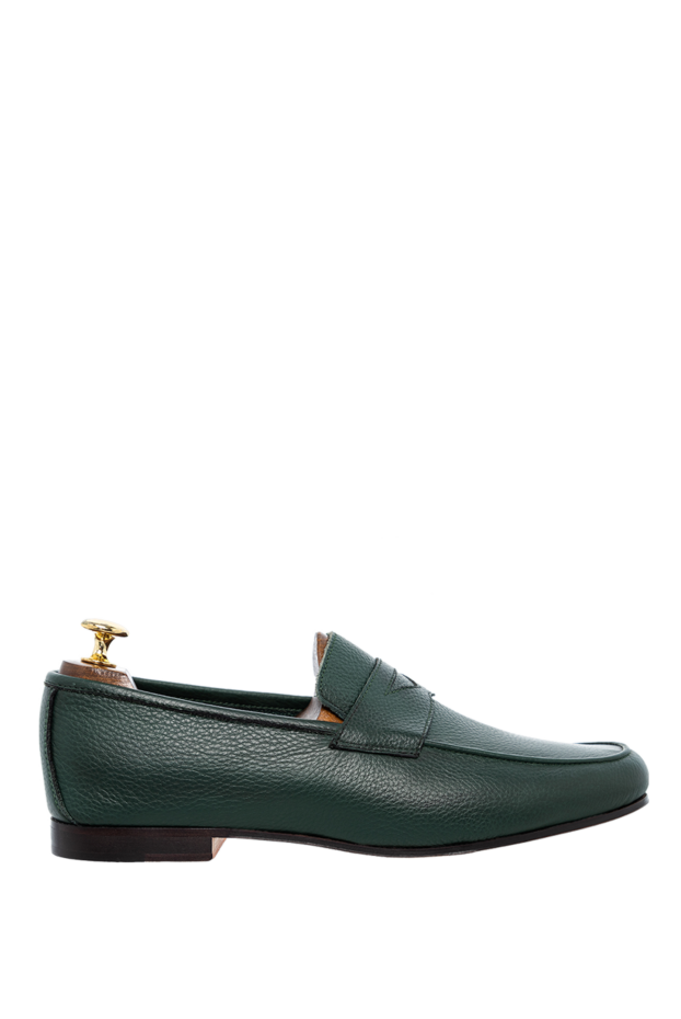 Andrea Ventura man green leather loafers for men buy with prices and photos 143589 - photo 1