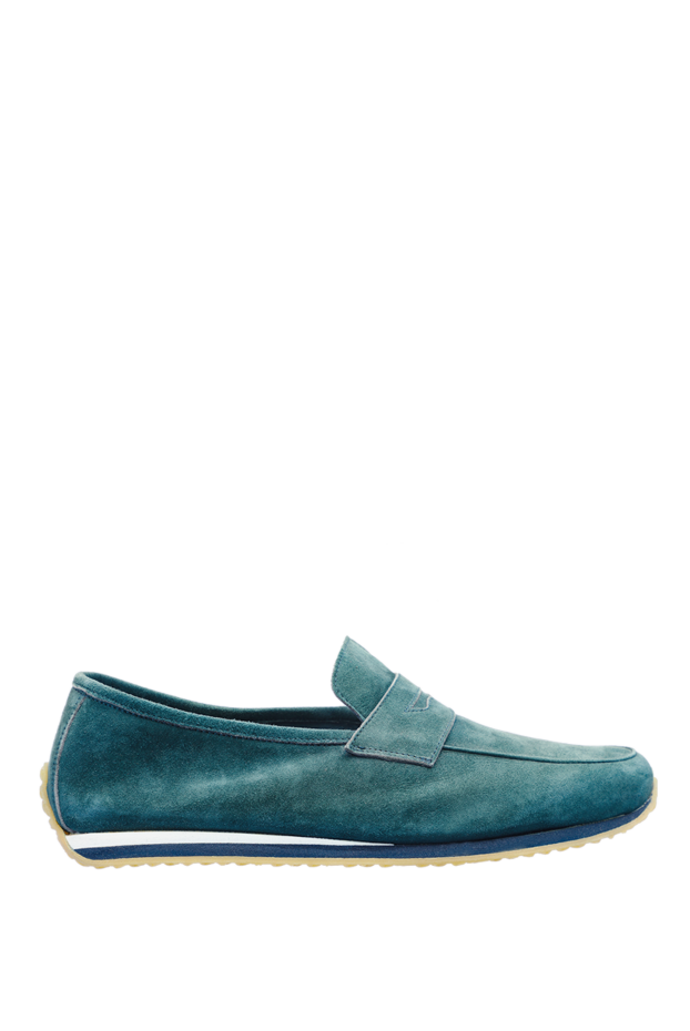 Andrea Ventura man green suede drivers for men buy with prices and photos 143604 - photo 1