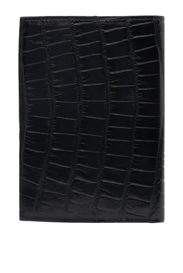 Billionaire passport cover made of crocodile leather black male 143648 - photo 2