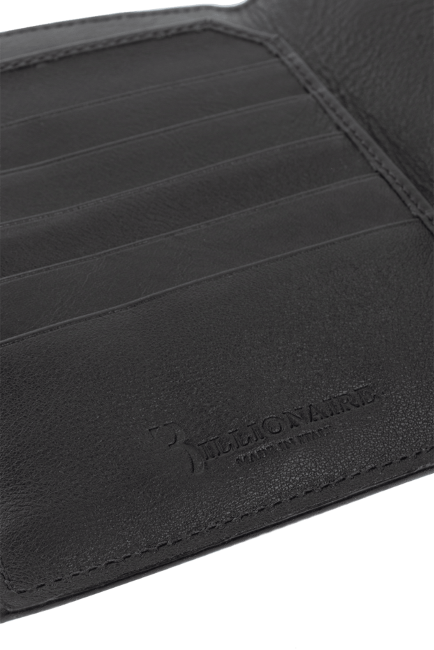 Billionaire passport cover made of crocodile leather black male 143648 - photo 3