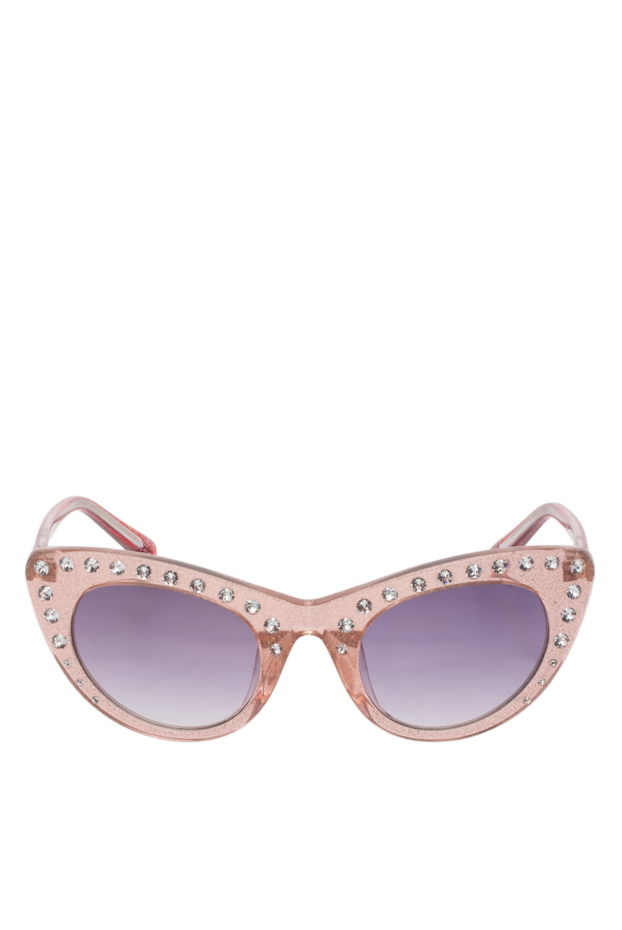 N21 cat-eye glasses pink for women with rhinestones on the frame 143715 - photo 1