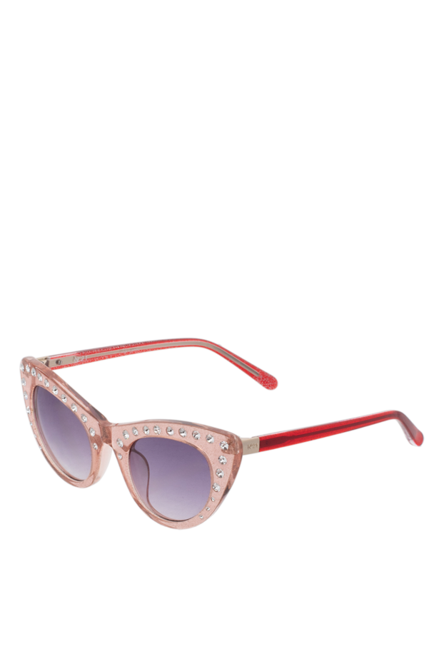 N21 cat-eye glasses pink for women with rhinestones on the frame 143715 - photo 3
