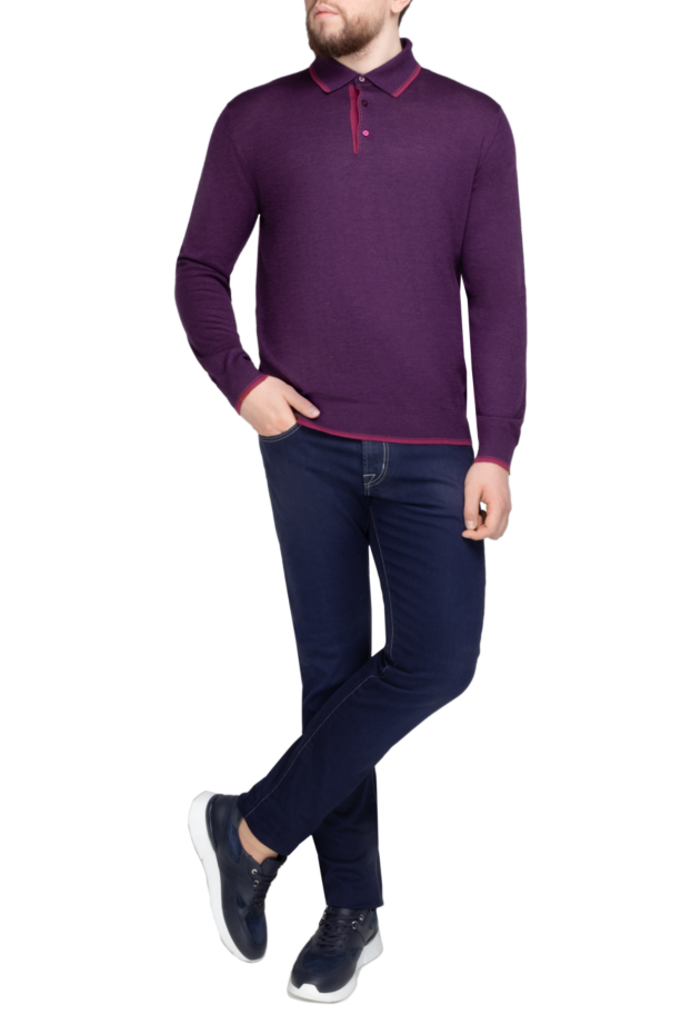 Tramarossa men's dark blue skinny jeans with contrast stitching (markdown) 196486 - photo 2