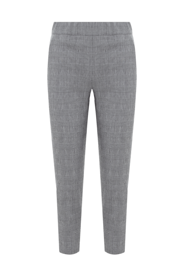 D.Exterior женские брюки из льна и полиамида серые женские купить с ценами и фото 143917 - фото 1