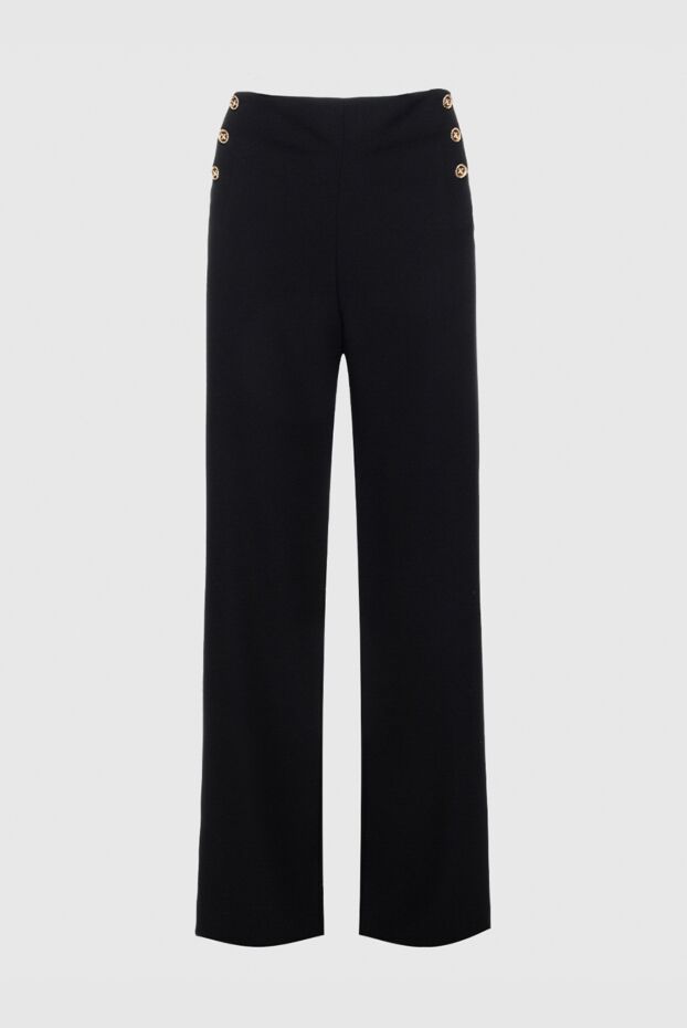 Edward Achour Paris woman black polyester trousers for women buy with prices and photos 143977 - photo 1