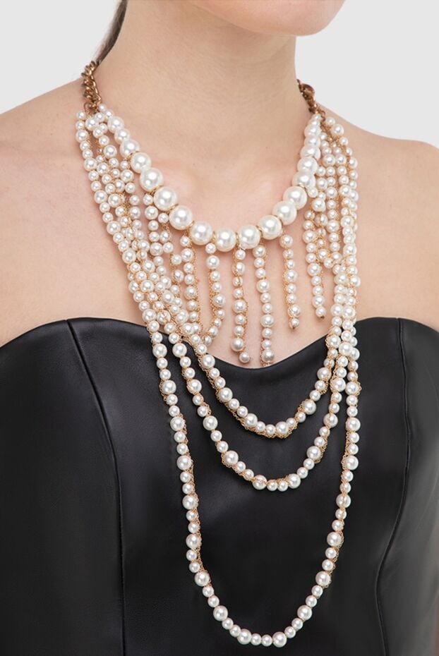 Edward Achour Paris cascade necklace for women made of pearls 143987 - photo 2