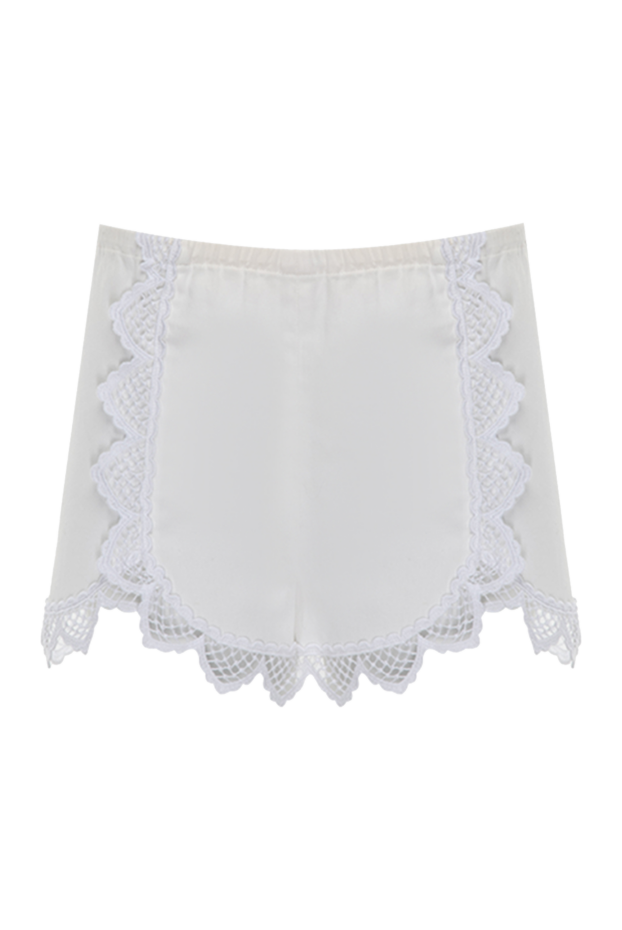 Giamba woman white cotton shorts for women buy with prices and photos 143999 - photo 1