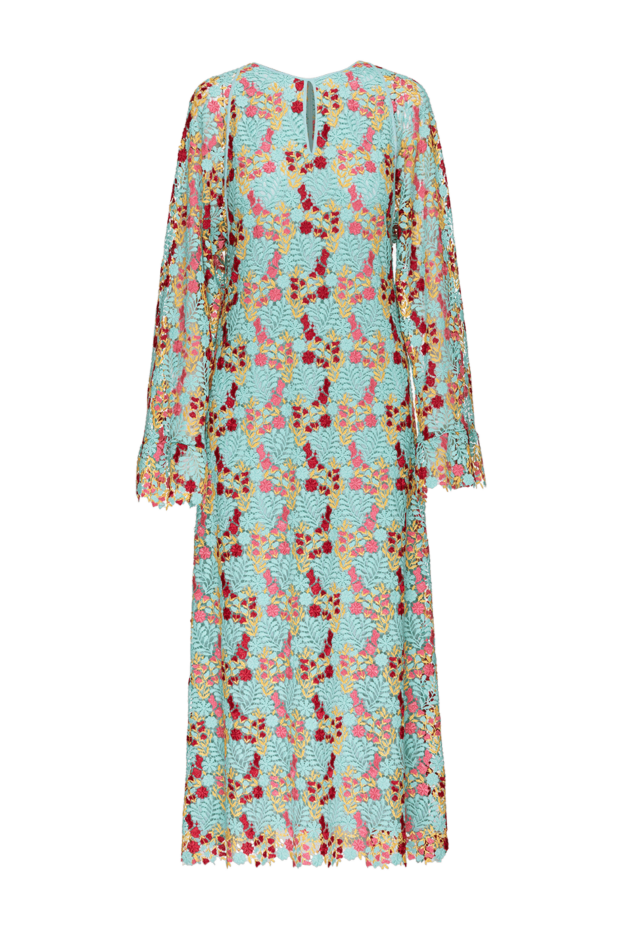 Giamba lace dress with multi-colored floral motif and scalloped edge 144004 - photo 1