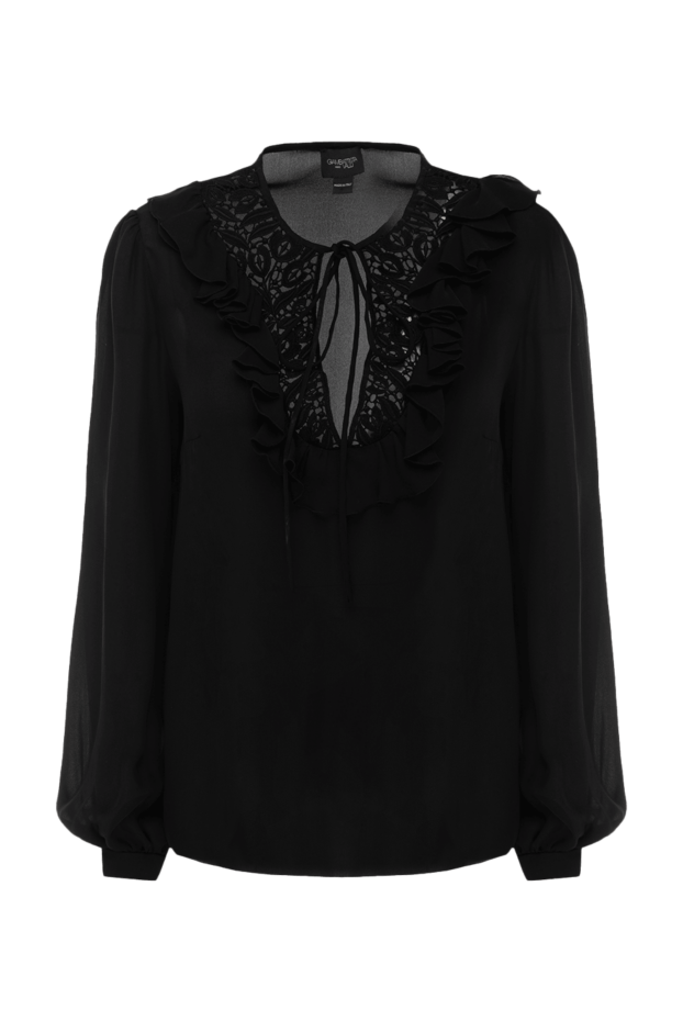 Giambattista Valli жіночі блуза з шовку чорна жіноча купити фото з цінами 144009 - фото 1