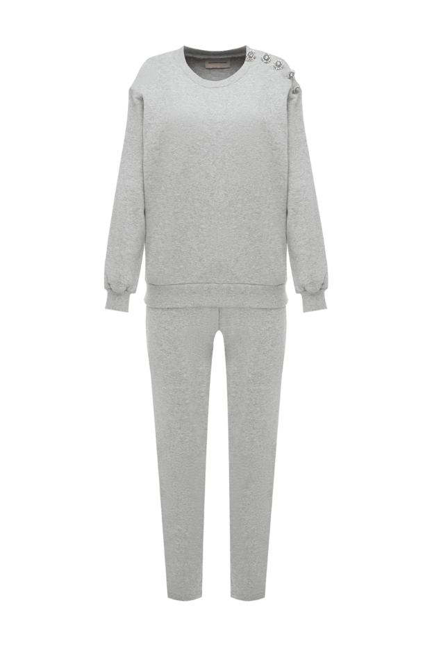 Alexandre Vauthier жіночі костюм прогулянковий з бавовни сірий жіночі купити фото з цінами 144027 - фото 1