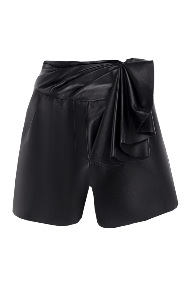Alexandre Vauthier женские шорты из кожи черные женские купить с ценами и фото 144045 - фото 1