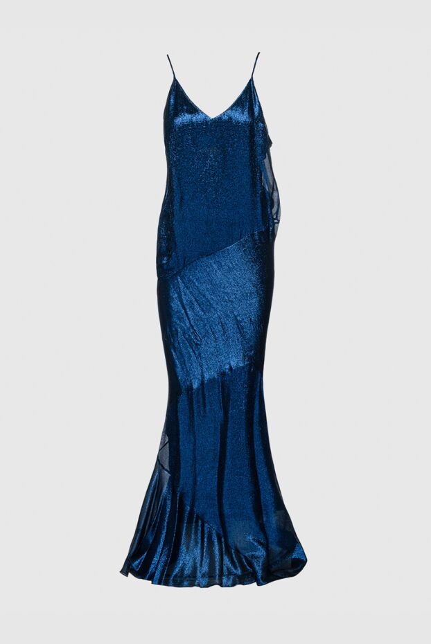 Alexandre Vauthier жіночі сукня з шовку та поліестеру синя жіноча купити фото з цінами 144047 - фото 1