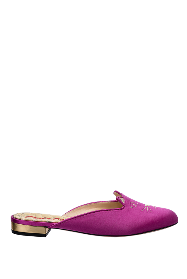 Charlotte Olympia woman pink mules for women buy with prices and photos 144075 - photo 1