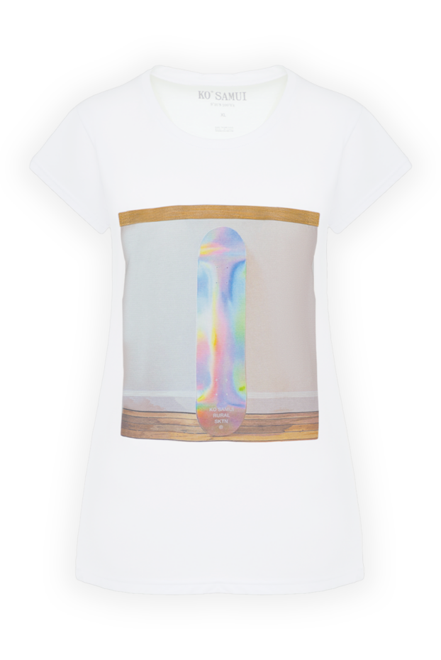 Ko Samui woman white cotton t-shirt for women buy with prices and photos 144114 - photo 1