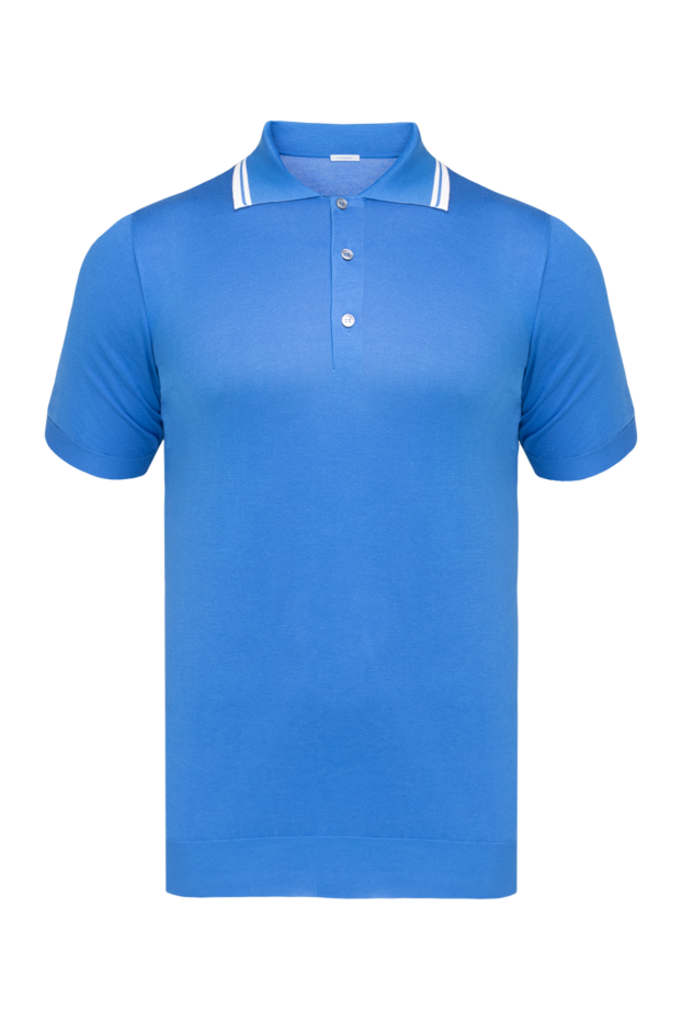 Malo men's blue cotton jersey polo shirt (markdown) 196526 - photo 1