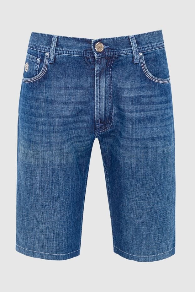 Blue cotton shorts for men - photo 1