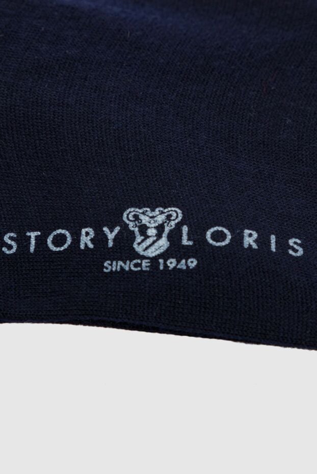 Story Loris blue wool and polyamide socks for men 144265 - photo 3