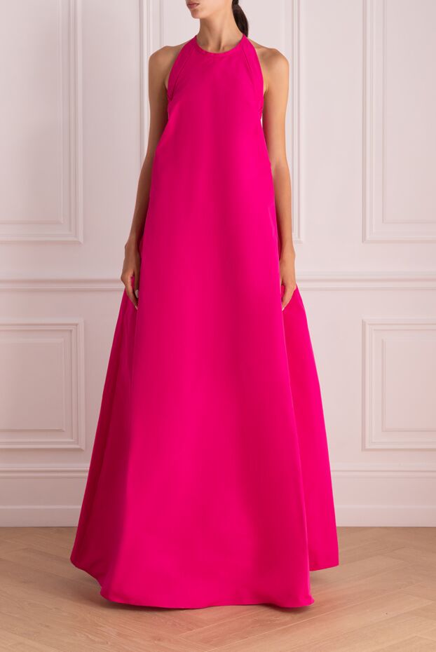 Rochas женские платье из полиэстера розовое женское купить с ценами и фото 144267 - фото 2
