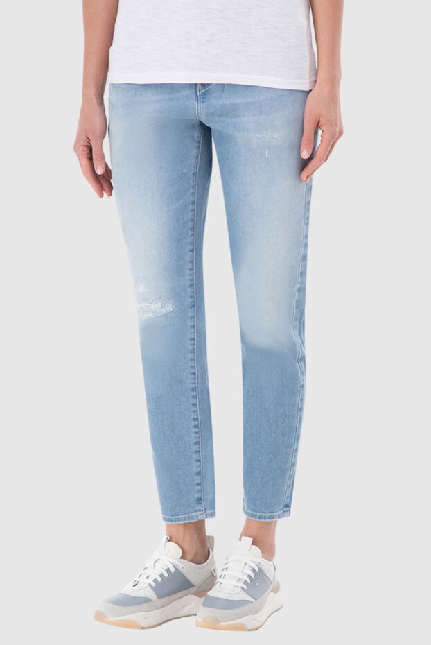 Jacob Cohen жіночі джинси з бавовни сині жіночі купити фото з цінами 144309 - фото 2