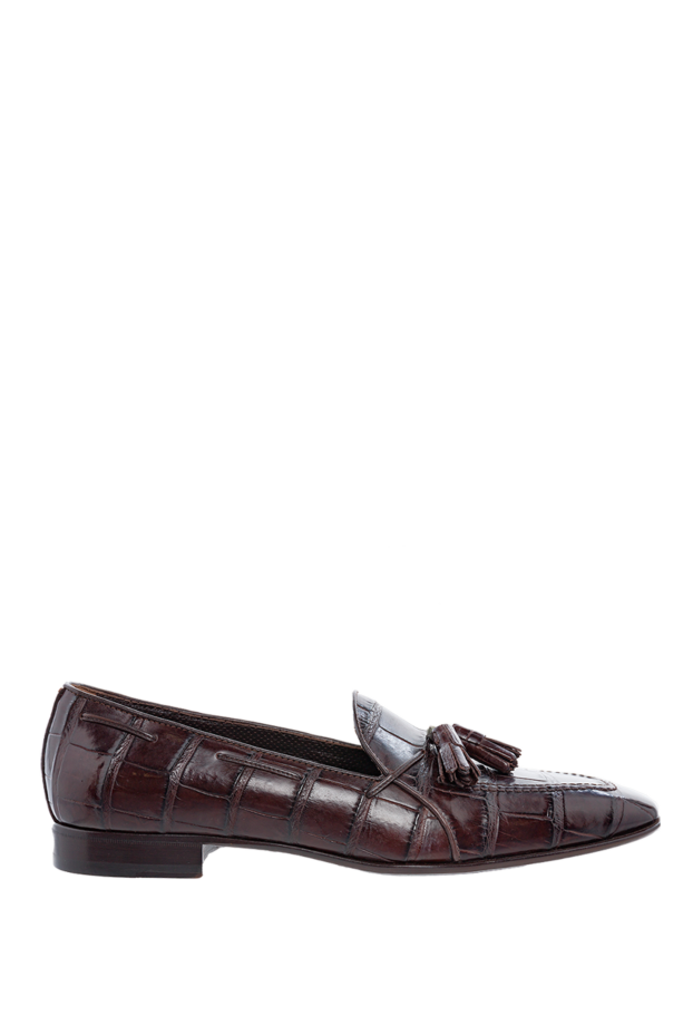 Cesare di Napoli man alligator leather loafers burgundy for men buy with prices and photos 144349 - photo 1