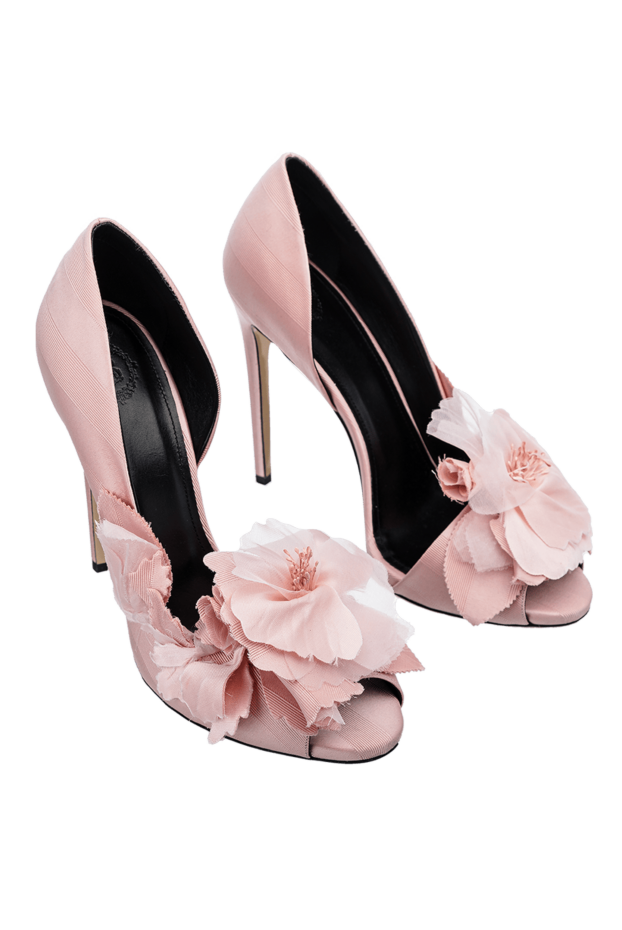 Aleksander Siradekian women's pink shoes with a textured flower 144362 - photo 3