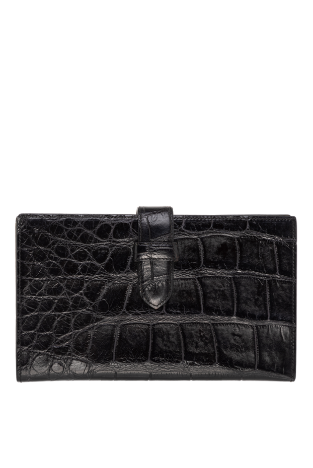 Tardini black alligator leather business card holder for men 144402 - photo 1