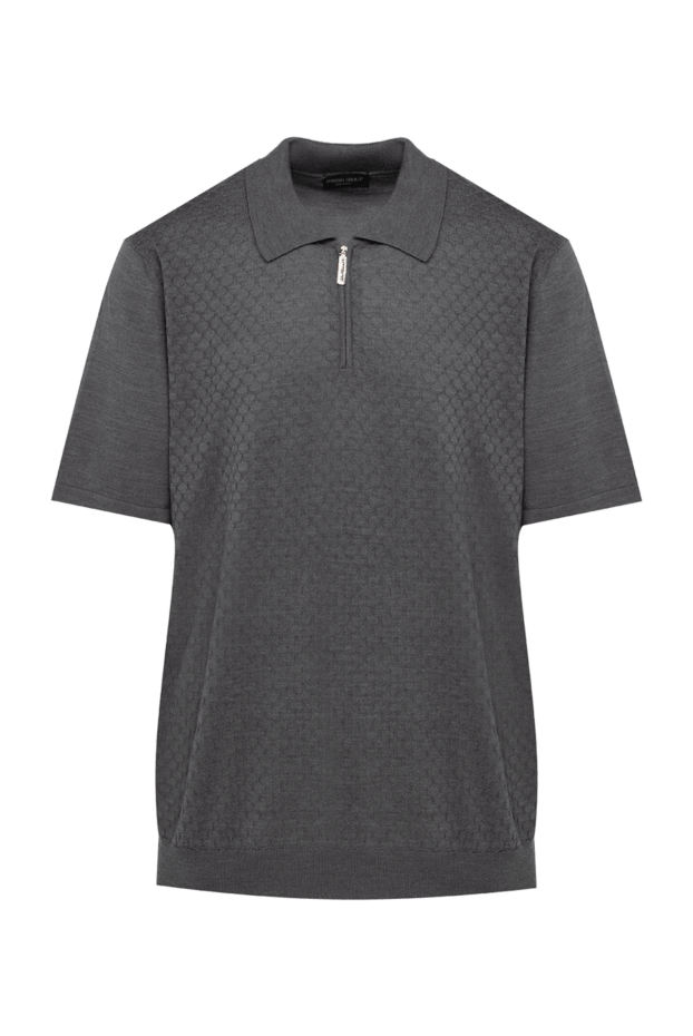 Cesare di Napoli man silk polo gray for men buy with prices and photos 144461 - photo 1