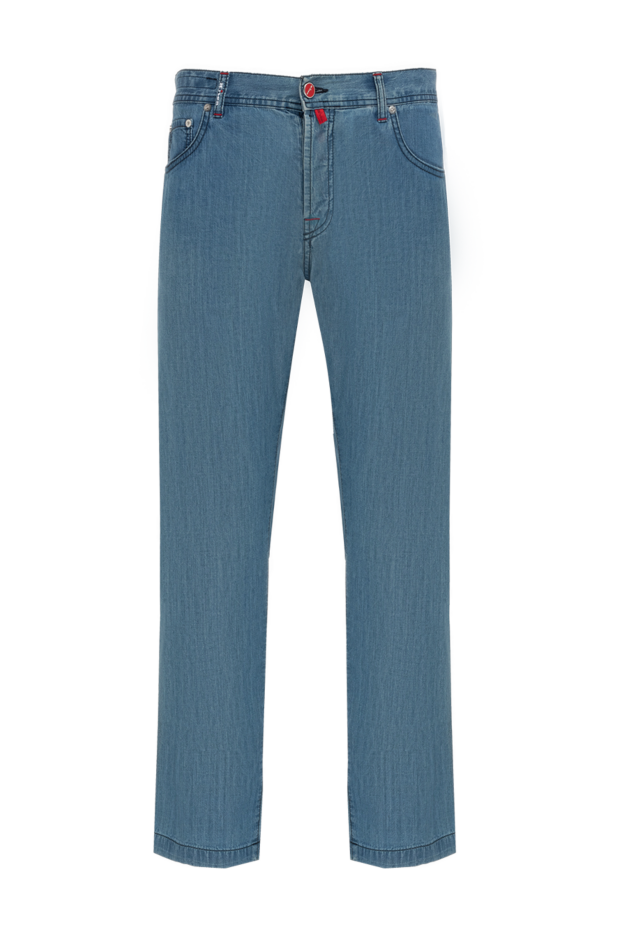 Kiton мужские джинсы из хлопка синие мужские купить с ценами и фото 144525 - фото 1
