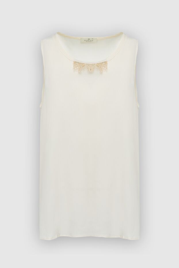 Panicale женские блузка из акрила и шелка белая женская купить с ценами и фото 144601 - фото 1
