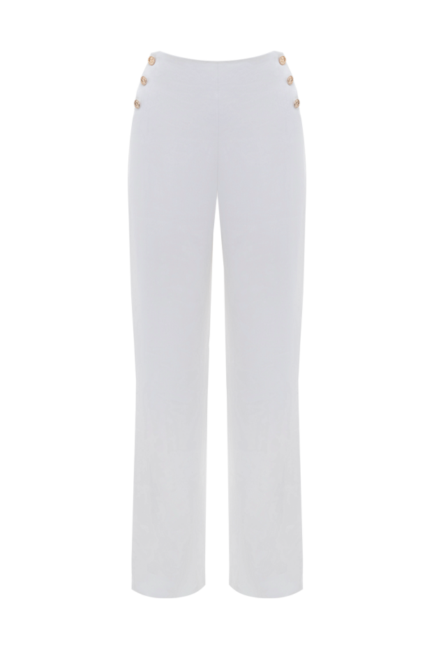 Edward Achour Paris woman white linen and viscose trousers for women buy with prices and photos 144634 - photo 1