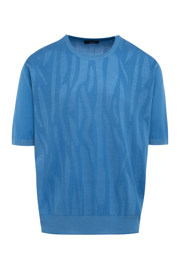 Stefano Ricci summer knitted cotton jumper with a relief pattern 144663 - photo 1